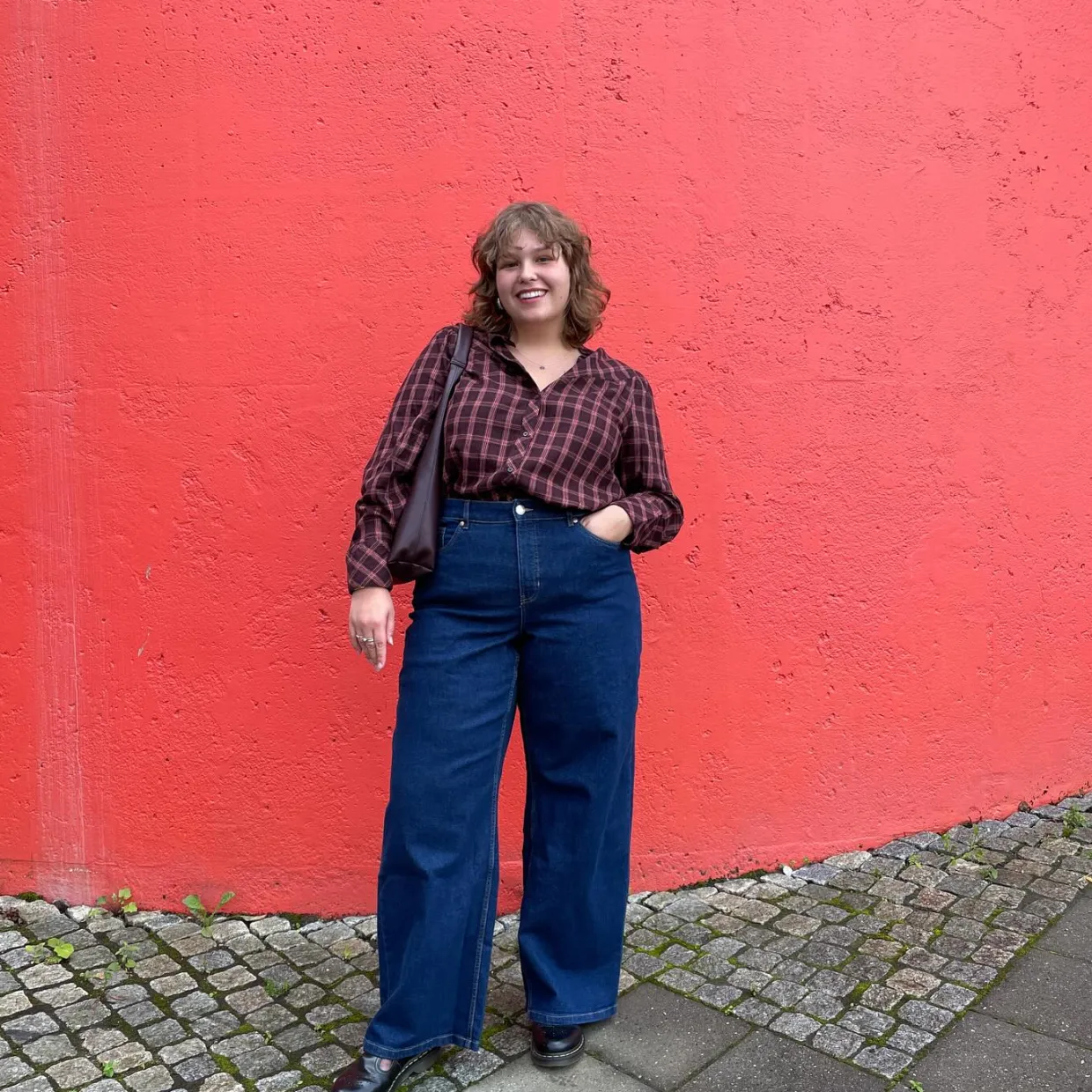 Wide jeans high waist