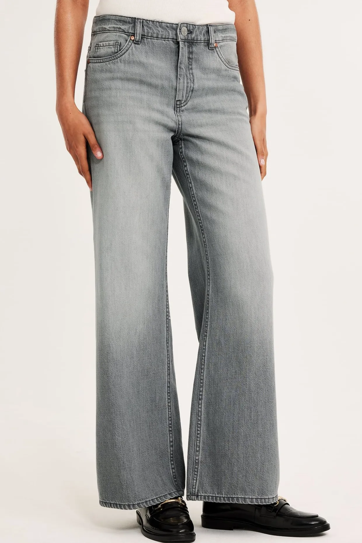 Wide jeans high waist