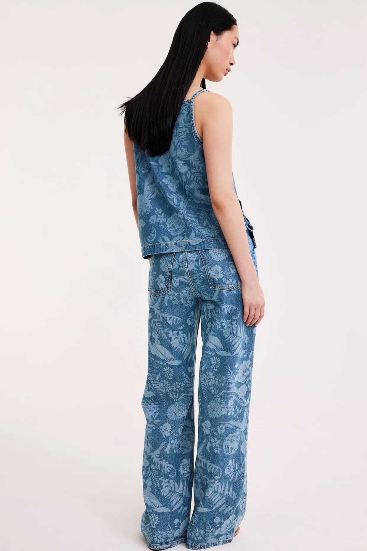 Wide jeans high waist