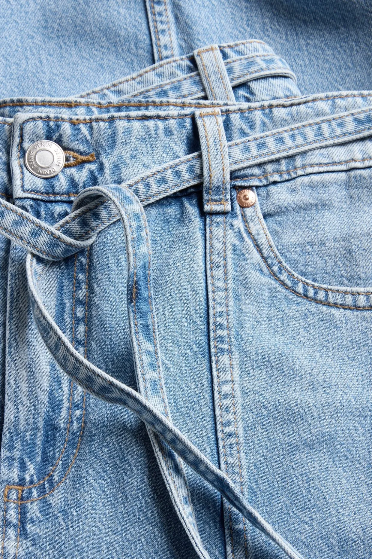 Wide jeans high waist