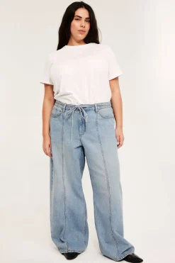 Wide jeans high waist