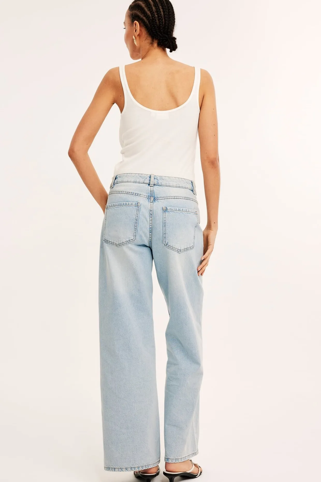 Wide jeans high waist