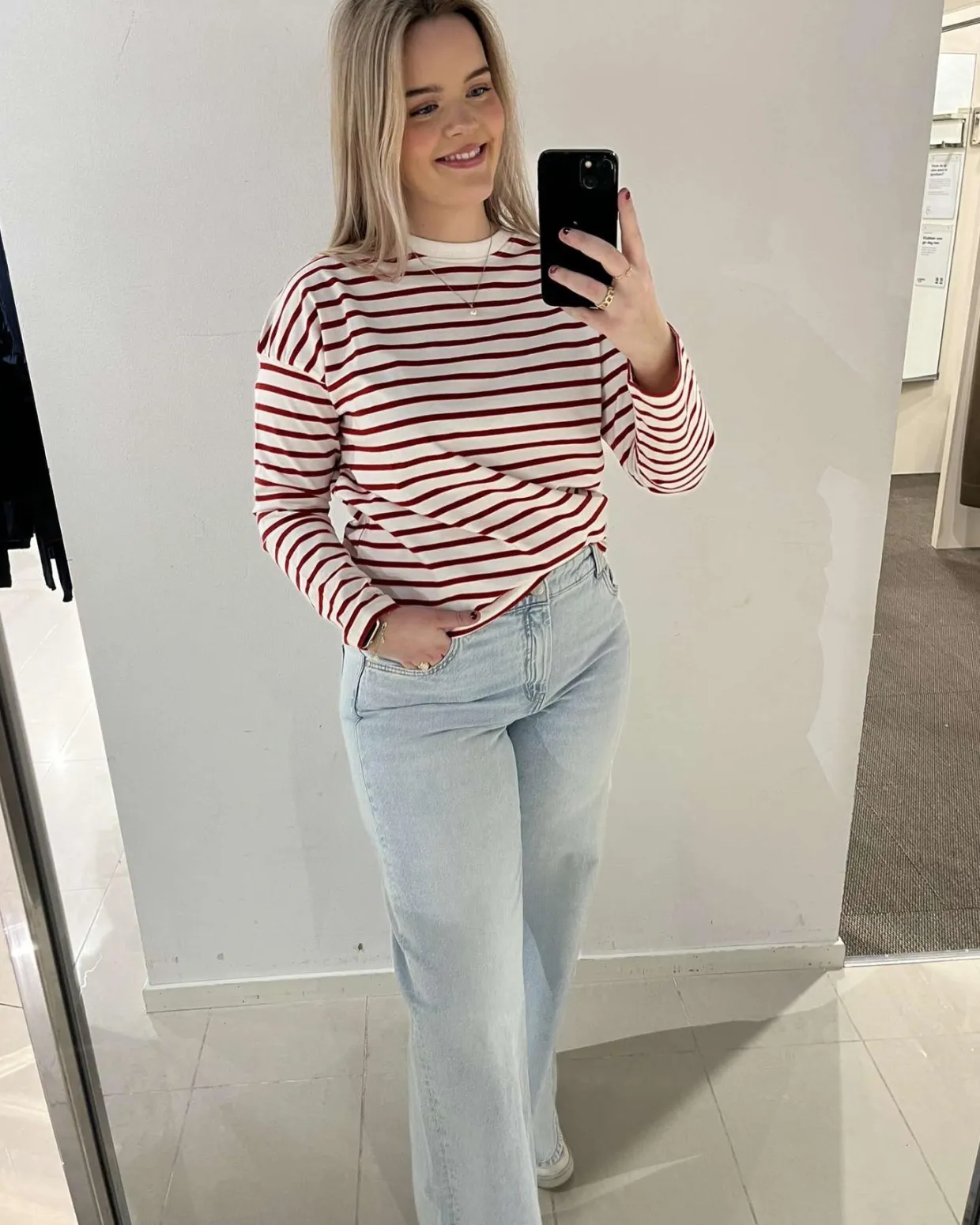 Wide jeans high waist