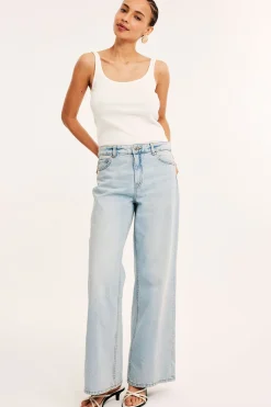 Wide jeans high waist
