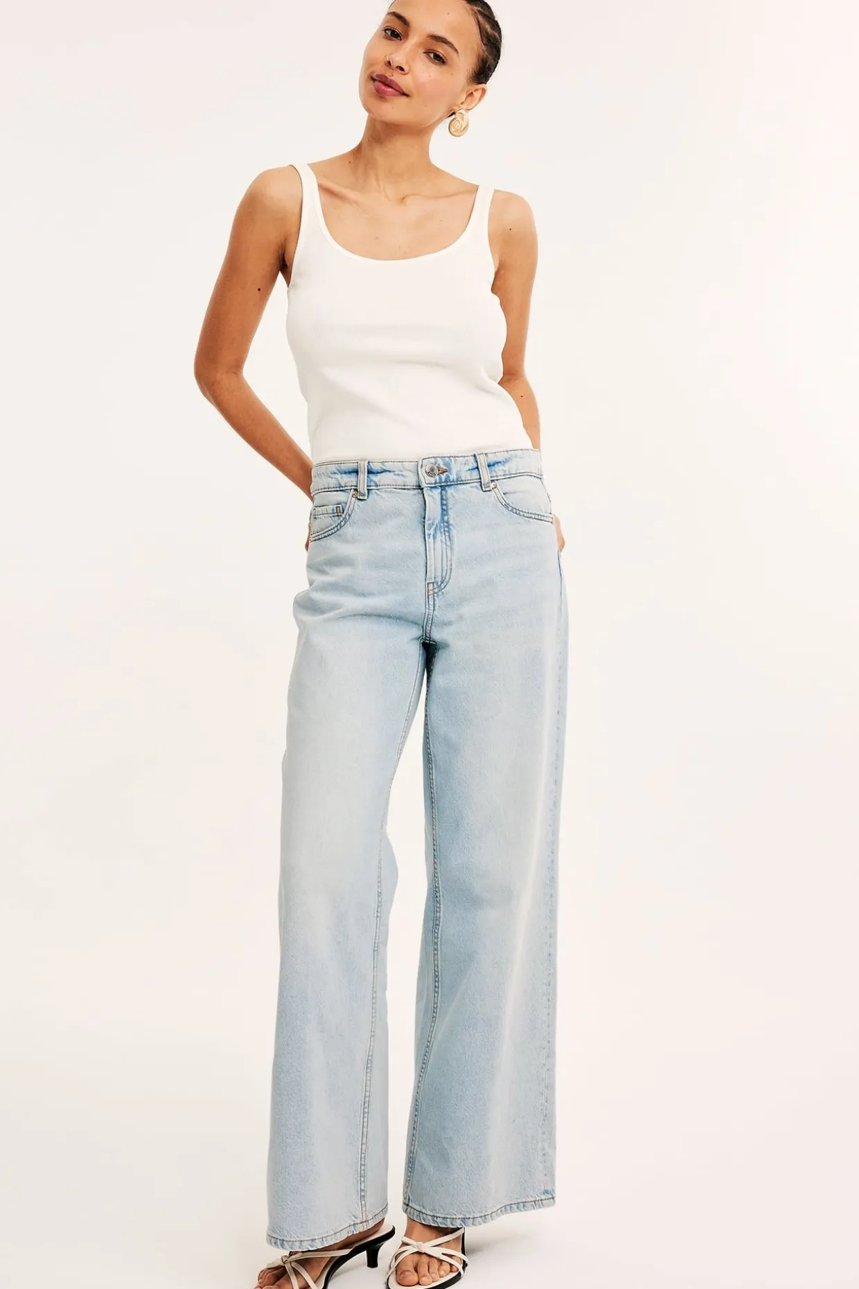 Wide jeans high waist