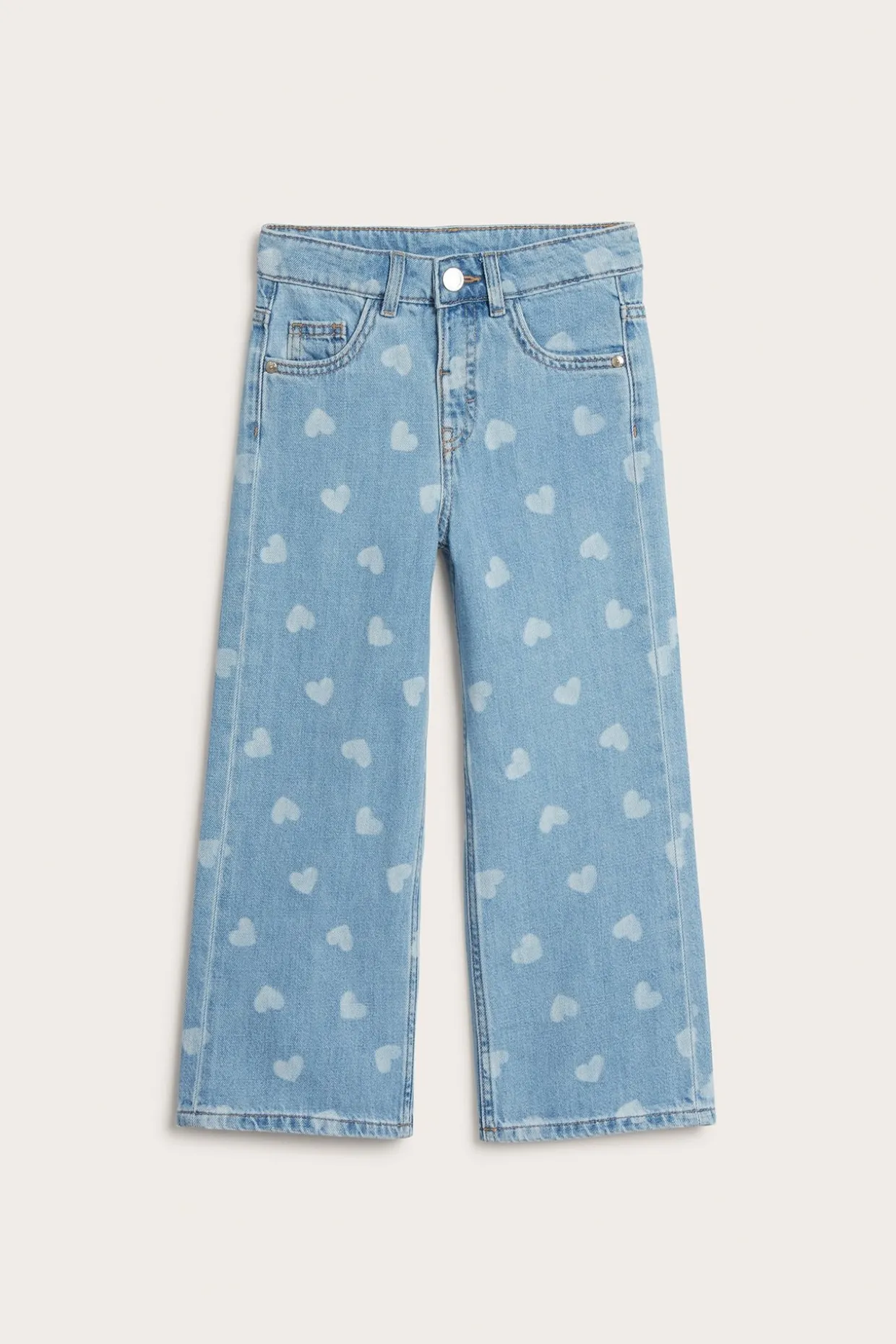 Wide jeans mid waist