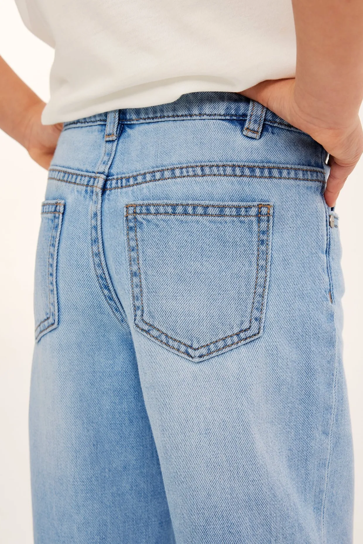 Wide jeans mid waist